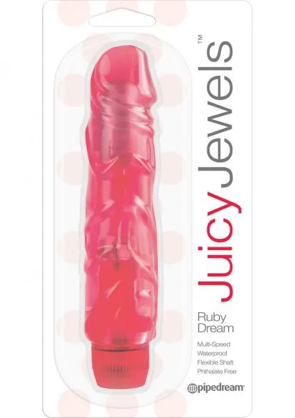 Juicy Jewels Ruby Dream Vibrator Waterproof Red Pipedream Vibrators Juicy Jewels Ruby Dream Vibrator Waterproof Red Pipedream Vibrators