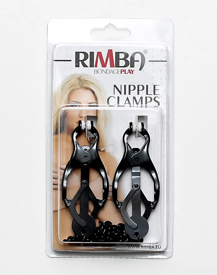 Female Sex Toys Rimba RIMBA BUTTERFLY NIPPLE CLAMPS WITH CHAIN