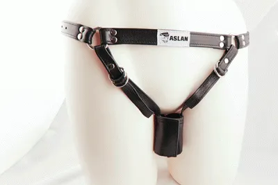 ASLAN Leather Female Sex Toys Forge Forced Orgasm harness
