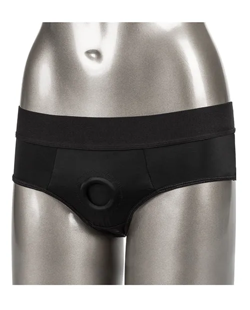 Female Sex Toys Cal Exotics Her Royal Harness Backless Brief Black