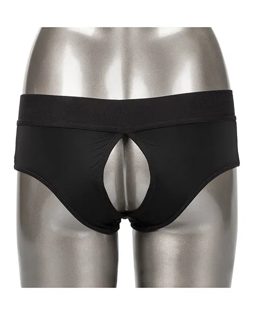 Female Sex Toys Cal Exotics Her Royal Harness Backless Brief Black