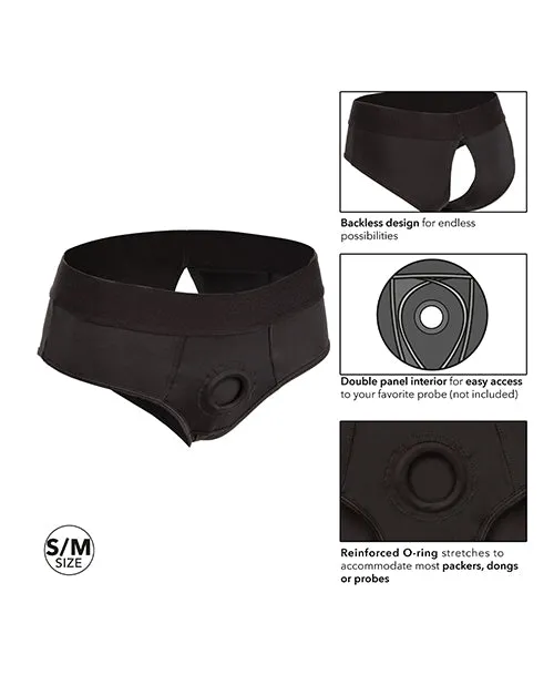 Female Sex Toys Cal Exotics Her Royal Harness Backless Brief Black