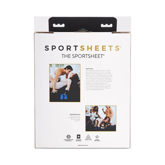 Sportsheets Vibrators SS Bondage Bedsheets King